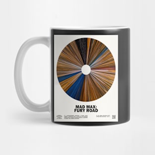 minimal_Mad Max: Fury Road Warp Barcode Movie Mug